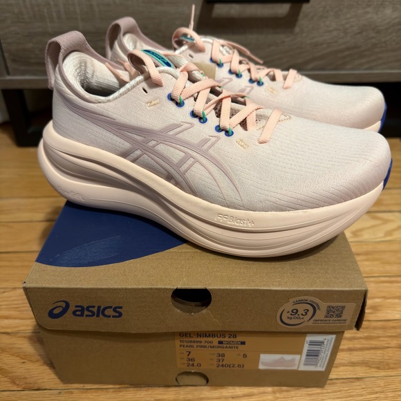 Asics Shoes - ASICS Women's Gel-Nimbus 28 Light Pink Athletic Shoes